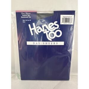 Hanes Too Pantyhose Black Day Sheer 136 Size AB